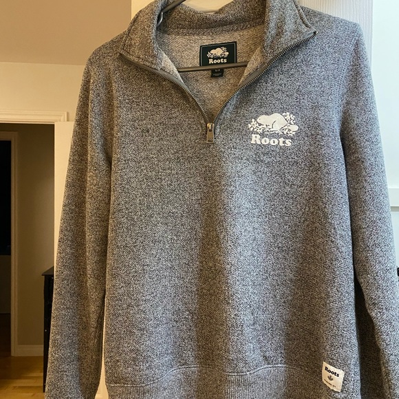 Roots original zip stein sweater - Picture 2 of 2